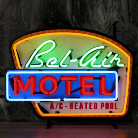 Bel Air Motel Neon Verlichting 65 x 45 cm - Groen