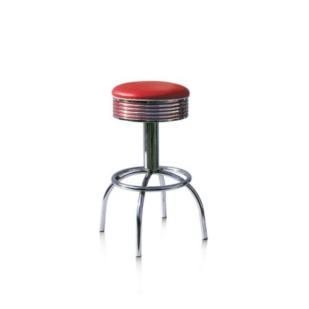 Bel Air Retro Barkruk BS-30 Rood 77 cm | Bel Air Retro Fifties Furniture