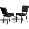 Bel Air Retro Diner Stoel CO-25 - Volledig Zwart | Bel Air Retro Fifties Furniture