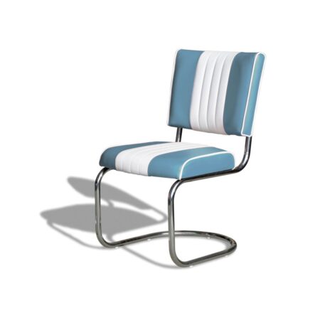Bel Air Retro Diner Stoel CO-27 Blauw | Bel Air Retro Fifties Furniture