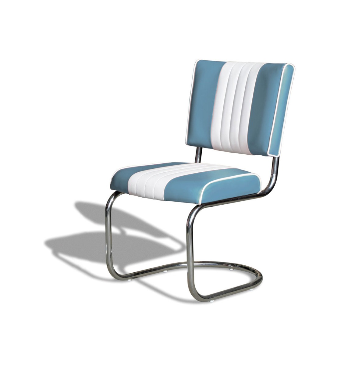 Bel Air Retro Diner Stoel CO-27 Blauw | Bel Air Retro Fifties Furniture