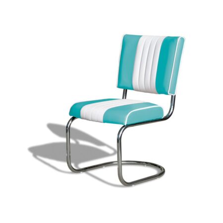 Bel Air Retro Diner Stoel CO-27 Turquoise | Bel Air Retro Fifties Furniture