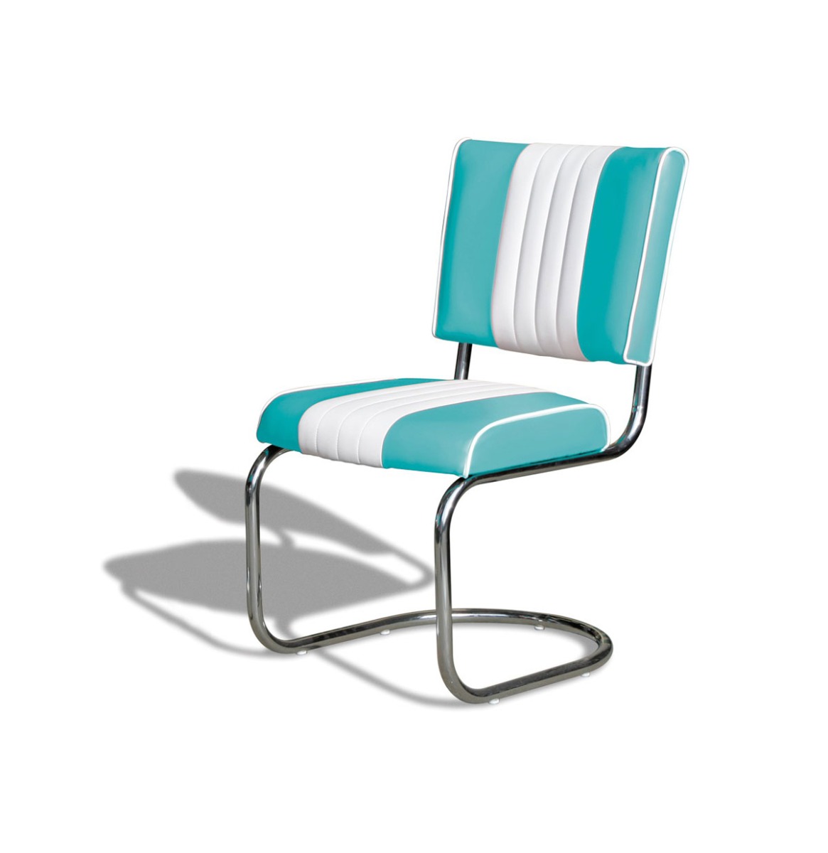 Bel Air Retro Diner Stoel CO-27 Turquoise | Bel Air Retro Fifties Furniture