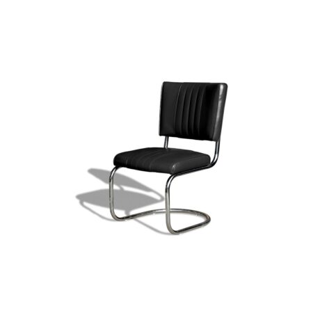 Bel Air Retro Diner Stoel CO-28 Zwart | Bel Air Retro Fifties Furniture