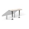 Bel Air Retro Wall table WO24-TB103 Antique White-Beton | Bel Air Retro Fifties Furniture