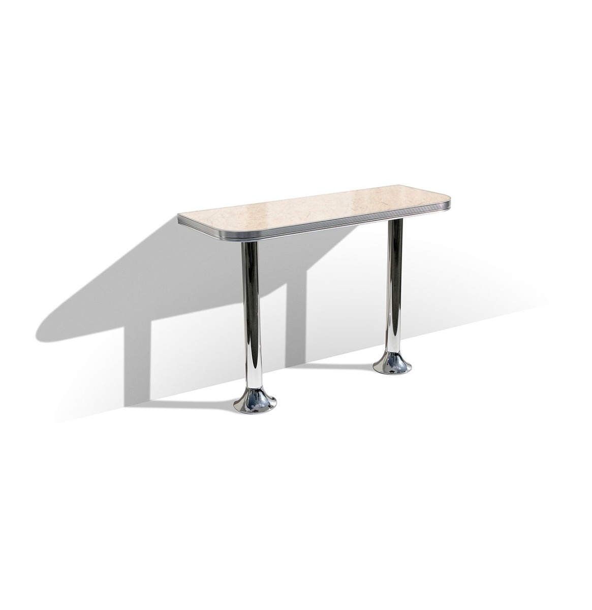 Bel Air Retro Wall table WO24-TB103 Antique White-Beton | Bel Air Retro Fifties Furniture