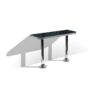 Bel Air Retro Wall table WO24-TB103 Blackstone-Hout | Bel Air Retro Fifties Furniture