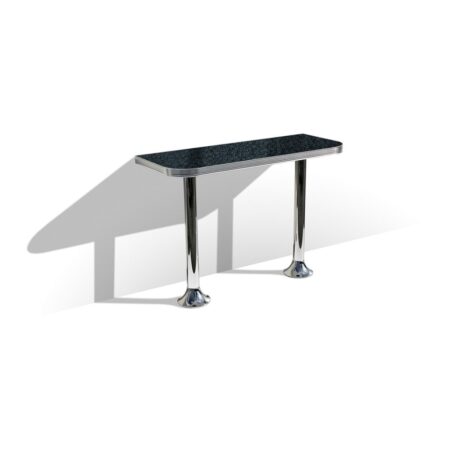 Bel Air Retro Wall table WO24-TB103 Blackstone-Hout | Bel Air Retro Fifties Furniture