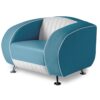 Bel Air Sofa Delucas Retro SF01CB Blauw Eenzitter | Bel Air Retro Fifties Furniture