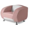 Bel Air Sofa Delucas Retro SF01CB Dusty Rose Eenzitter | Bel Air Retro Fifties Furniture