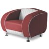 Bel Air Sofa Delucas Retro SF01CB Ruby Eenzitter | Bel Air Retro Fifties Furniture