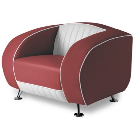 Bel Air Sofa Delucas Retro SF01CB Ruby Eenzitter | Bel Air Retro Fifties Furniture