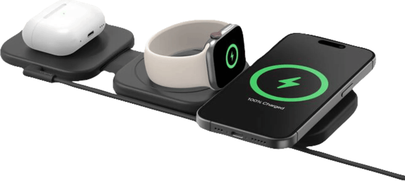 Belkin 3-in-1 Magnetisch Draadloze Oplader met Qi2 15W