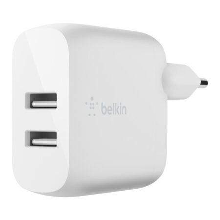 Belkin Dual USB-A Charger - 24W Oplader Wit | Belkin