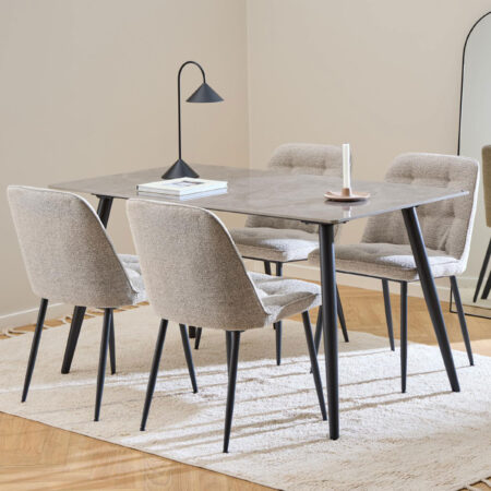 Bendt Eettafel 'Ib' Keramiek