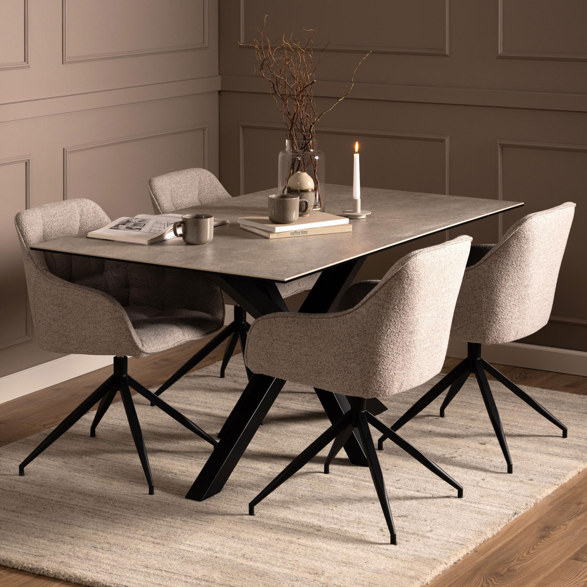 Bendt Eettafel 'Line' Keramiek