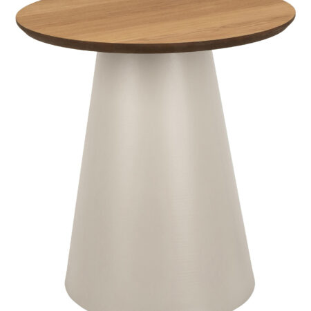 Bendt Ronde Bijzettafel 'Anemone' Eiken