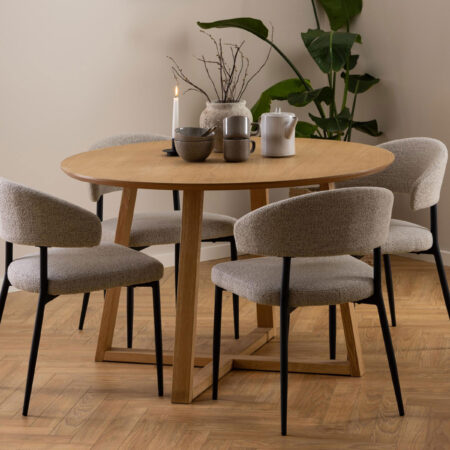 Bendt Ronde Eettafel 'Lila' Eiken