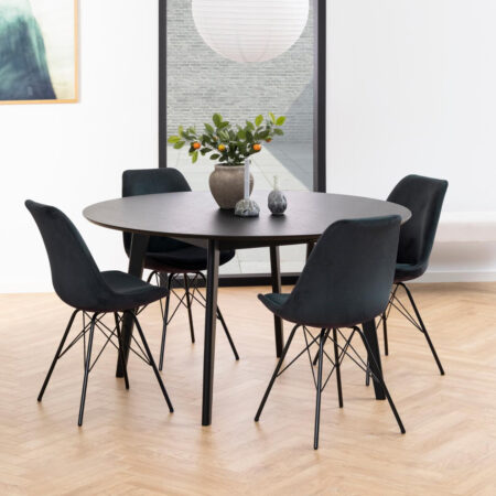 Bendt Ronde Eettafel 'Torkil' 140cm Eikenfineer