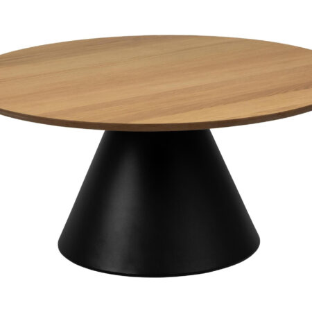 Bendt Ronde Salontafel 'Anemone' Eiken