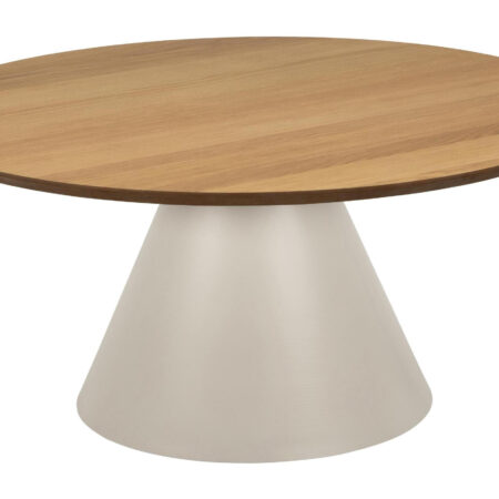 Bendt Ronde Salontafel 'Anemone' Eiken
