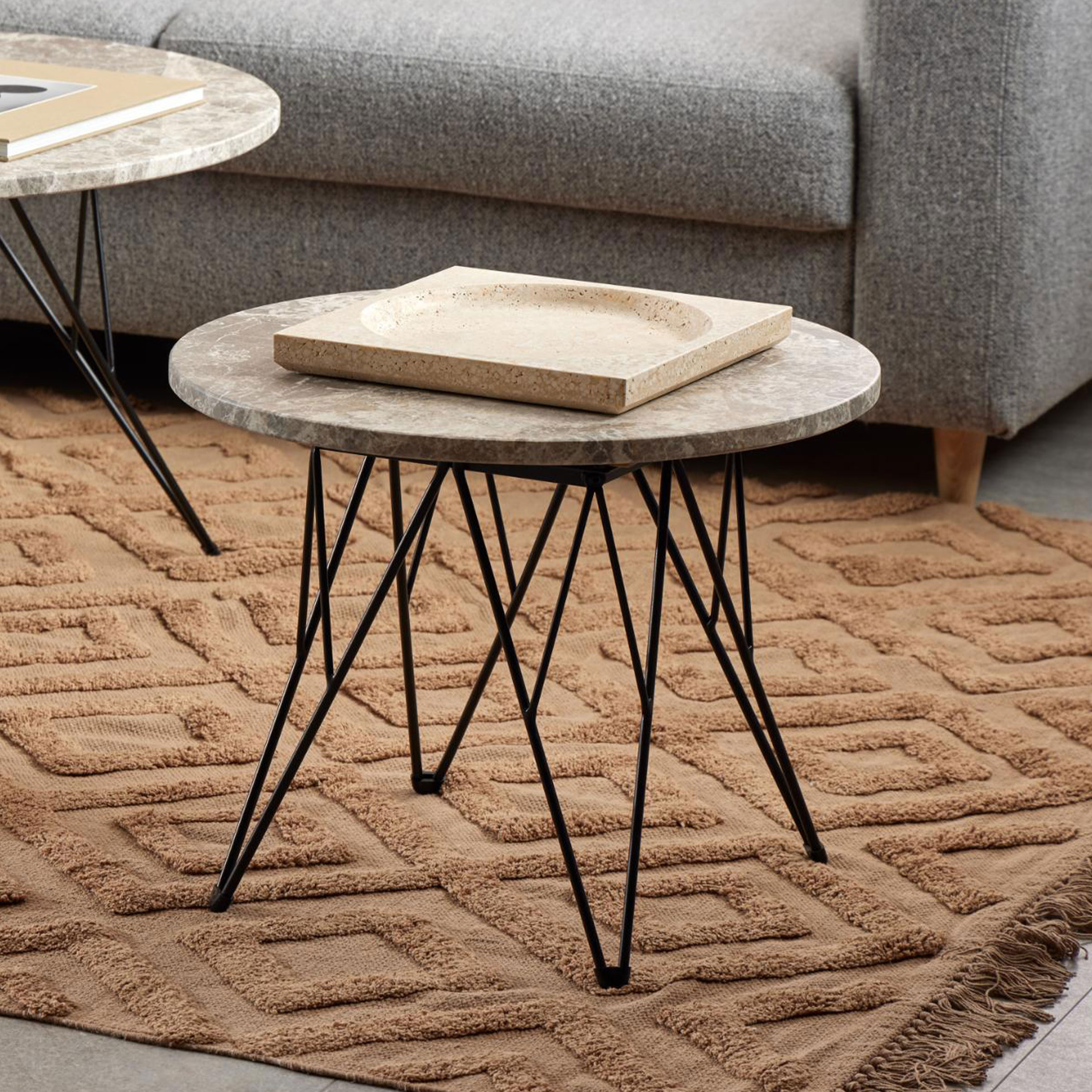 Bendt Ronde Salontafel 'Nadia' Marmer