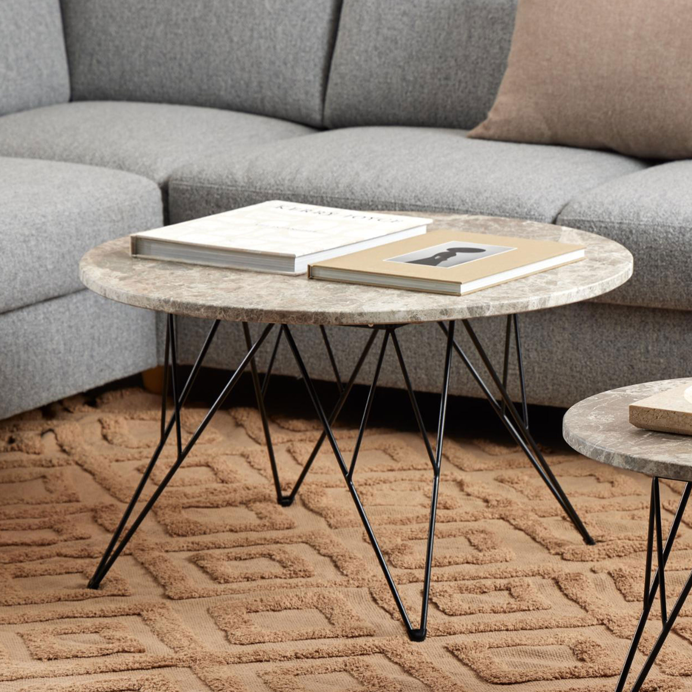 Bendt Ronde Salontafel 'Nadia' Marmer