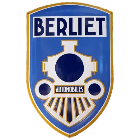 Berliet Automobiles Emaille Bord - 65 x 42cm | Fiftiesstore
