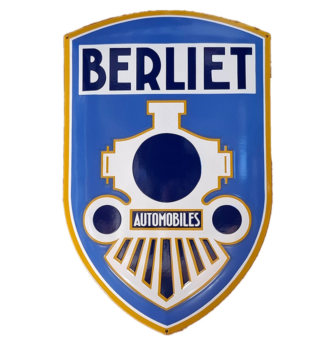 Berliet Automobiles Emaille Bord - 65 x 42cm | Fiftiesstore