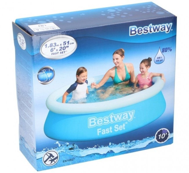 Bestway Bad Fast 183x51cm | Bestway