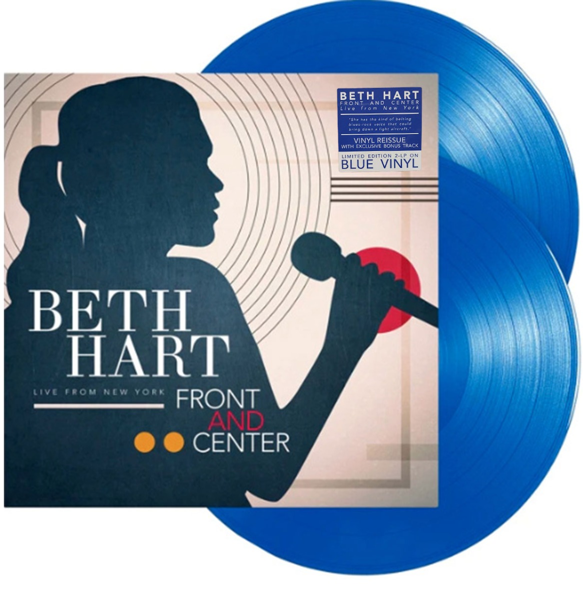Beth Hart - Front And Center (Live From New York) (Blauw Vinyl) 2 (LP) | Fiftiesstore