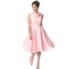 Bettie Page Suzette Bridal Shantung Pink-XL | Heart of Haute