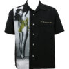 Bettie Page Untamed Single Panel Shirt Black-XS (LP) | Steady Clothing