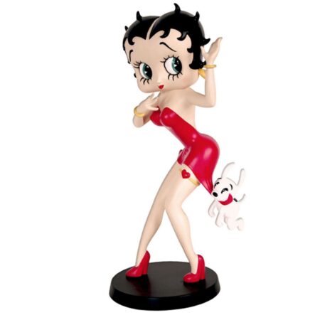 Betty Boop Achterna Gezeten Door Pudgy Beeld 30 cm | Betty Boop