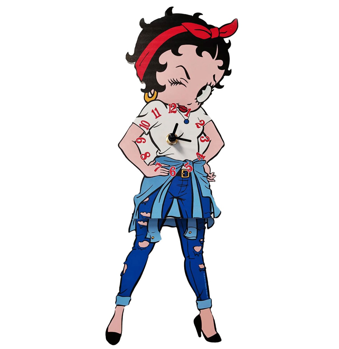 Betty Boop Attitude Wandklok - Bewegende Benen | Betty Boop