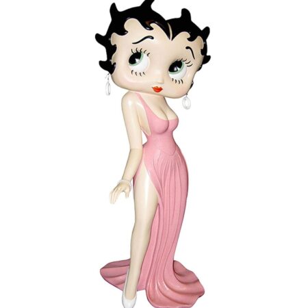 Betty Boop Beeld Roze Jurk 94 cm | Betty Boop
