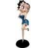 Betty Boop Blowing Kiss Beeld (Blauw Glitter) | Betty Boop