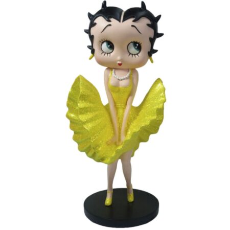 Betty Boop Cool Breeze - Geel Glitter Beeld 32cm | Betty Boop