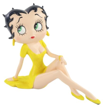 Betty Boop Demure (Gele Glitter Jurk) Beeld | Betty Boop