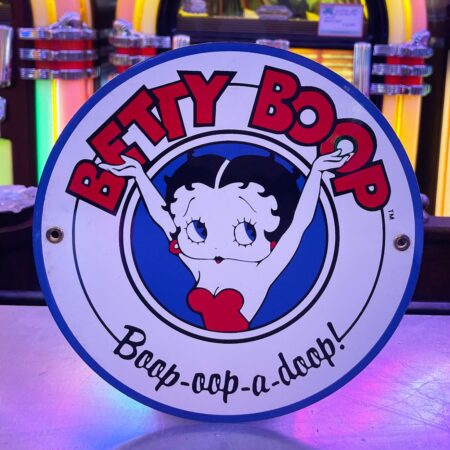 Betty Boop Emaille Bord - Ø22.5cm - 1990s Sample | Betty Boop