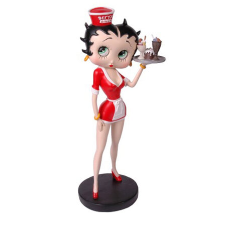 Betty Boop Fifties Diner Serveerster Beeldje 32 cm | Betty Boop