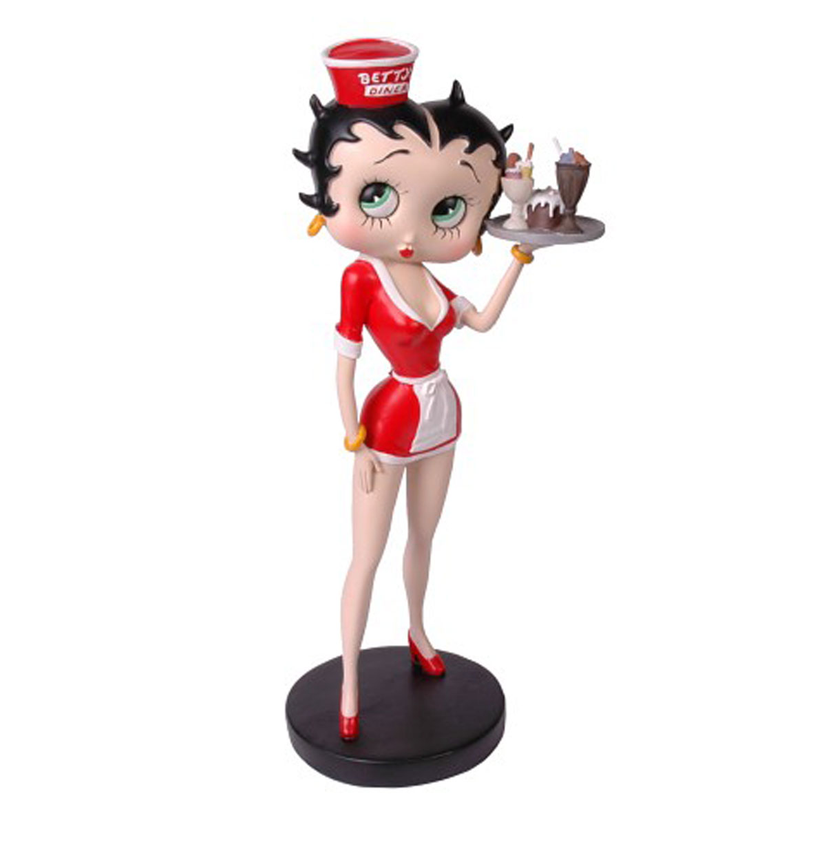 Betty Boop Fifties Diner Serveerster Beeldje 32 cm | Betty Boop