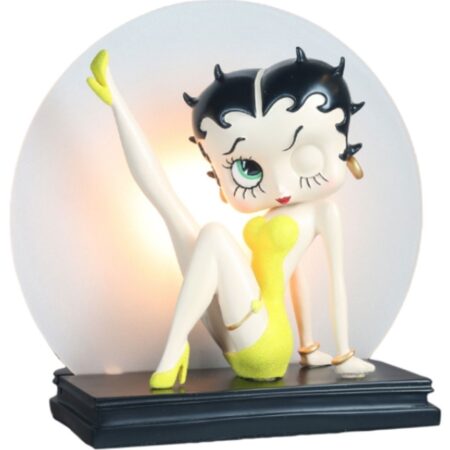Betty Boop Leg Up Lamp - Geel Glitter Beeld | Betty Boop