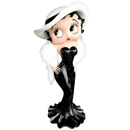 Betty Boop Madam 3ft (Zwarte Glitter Jurk) Beeld | Betty Boop