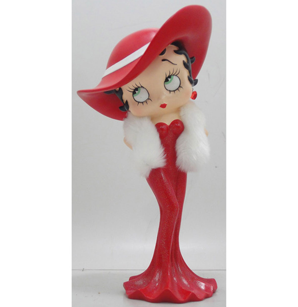 Betty Boop Madam in Rode Jurk Beeldje | Betty Boop