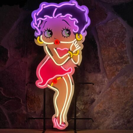 Betty Boop Neon Verlichting 54 x 106 cm - Multicolor | Betty Boop