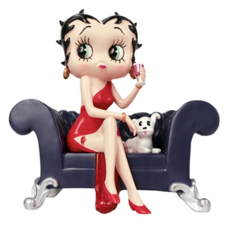 Betty Boop Op Bank Beeld | Betty Boop