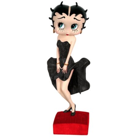 Betty Boop Zwarte Glitter Jurk Beeld | Betty Boop