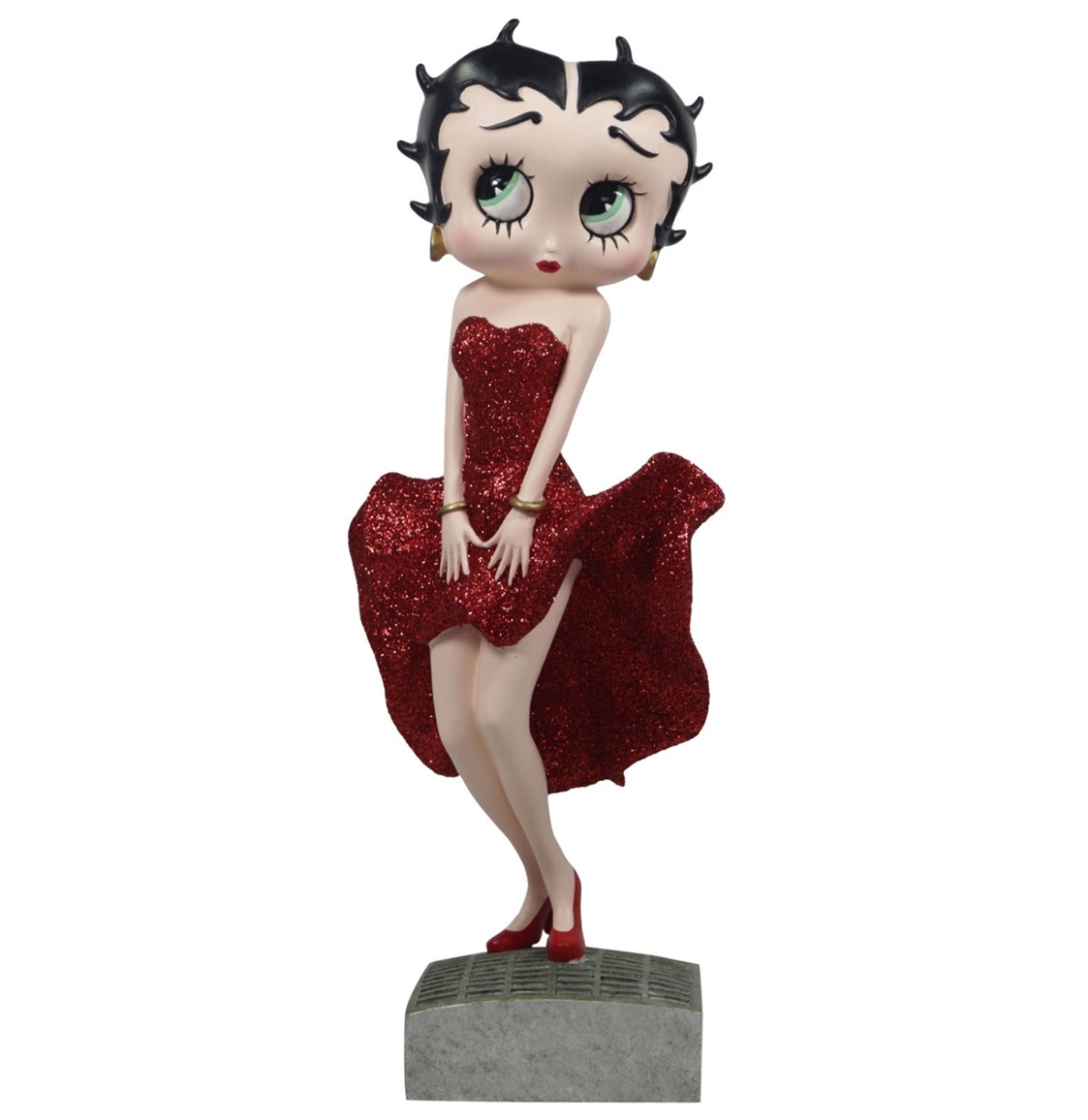 Betty Boop in Rode Glitterjurk 29