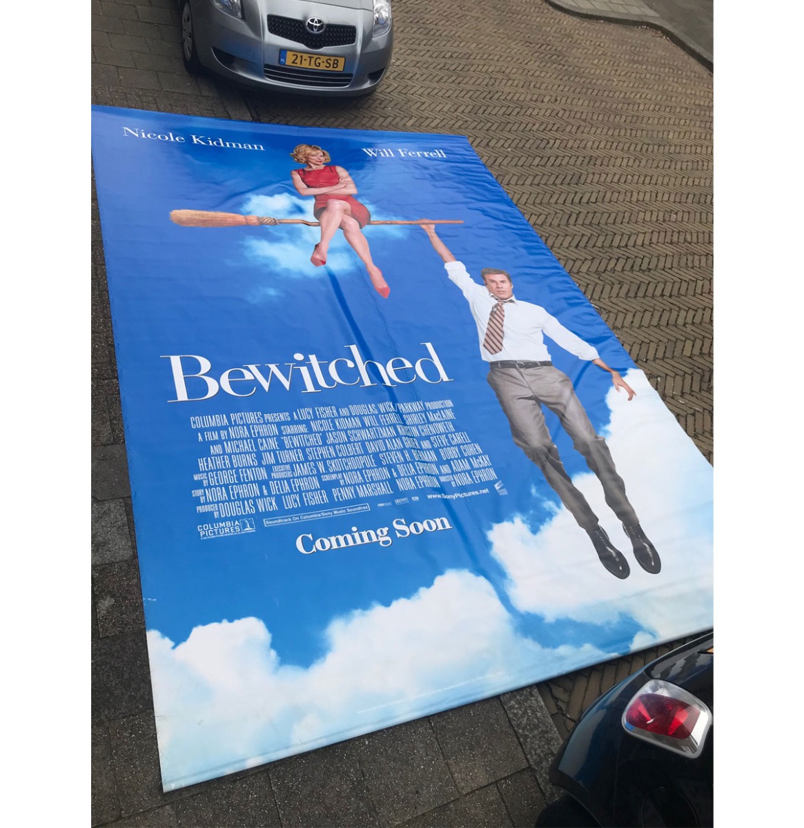 Bewitched Bioscoop Film Vinyl Banner - 450 x 305 cm | The Dutch Pickers